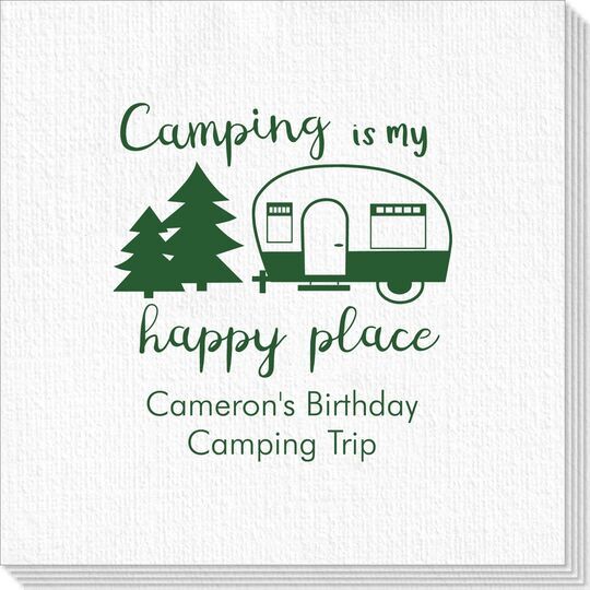Camping Is My Happy Place Deville Napkins